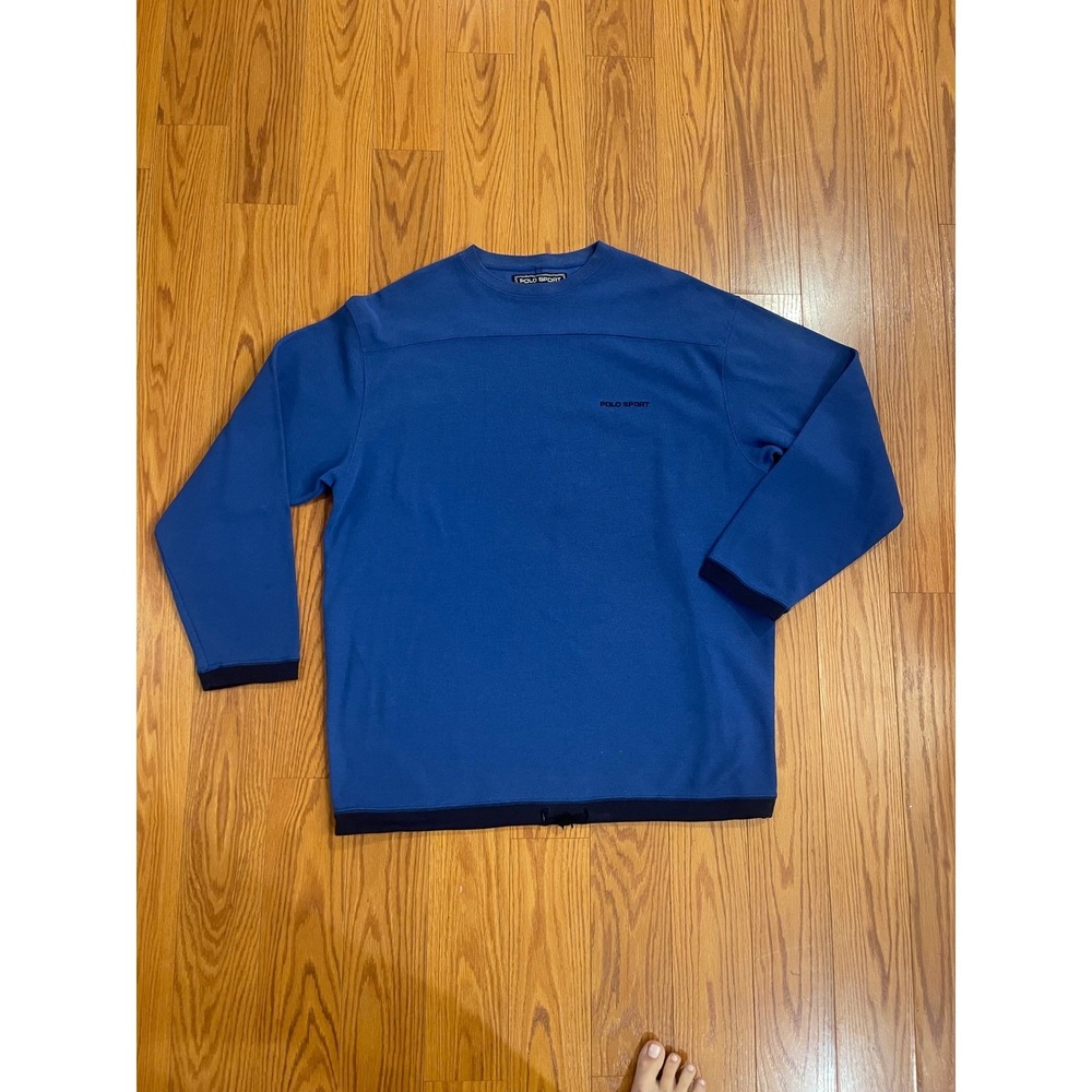 Polo Sport Ralph Lauren Men's Blue‎ Long Sleeve Crewneck Sweatshirt Large